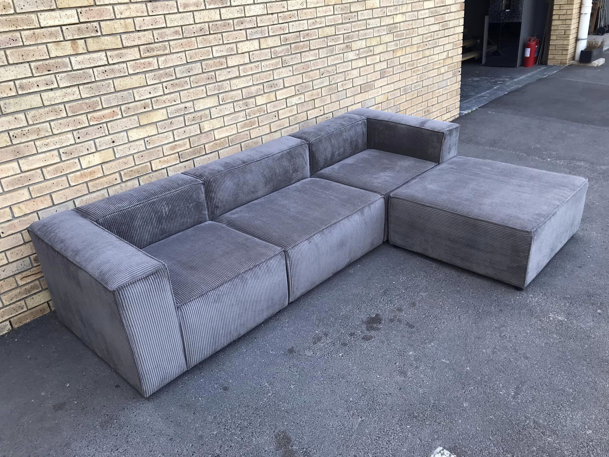 New XL 3.5m 4 Piece Chanel Modular Sofa Corduroy any color - Image 5