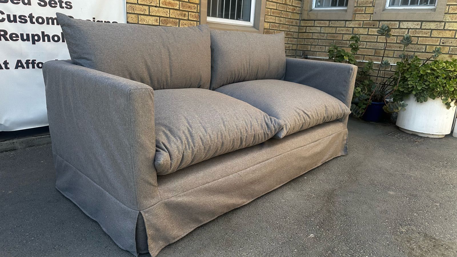 Paloma Slip Cover Sofa - available in a wide range of fabric options - Image 4