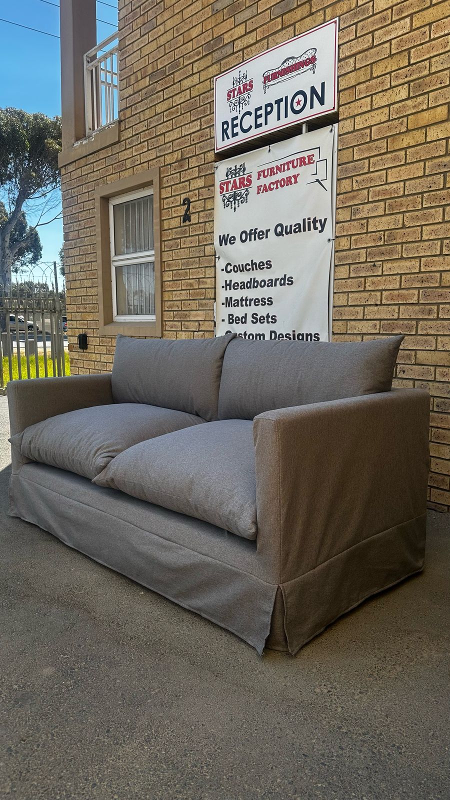 Paloma Slip Cover Sofa - available in a wide range of fabric options - Image 3