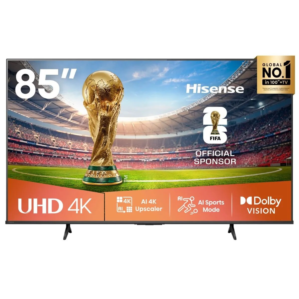 Hisense 216CM (85'') Inch UHD 4K SMART TELEVISION-MODEL -85A6Q